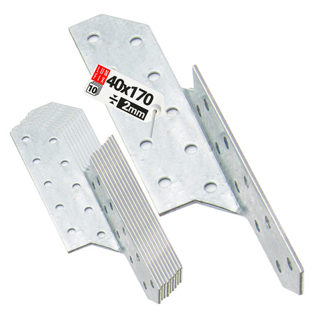 Spojka krokev/vaznice LK2 170x40 mm PRAVÁ 10ks.