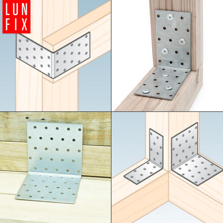 Montážní úhelník 100x100x100x2 KM17 1ks.