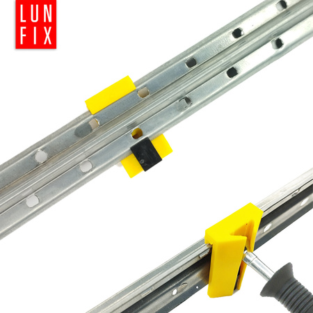 Držák na omítkovou lištu 100 ks sada s hmoždinkami