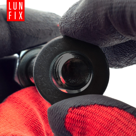 Plochá podložka M6 černý pozink DIN125 1kg