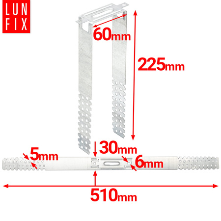 Závěs přímý 60/225 sádrokarton 100ks.