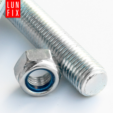 Samojistná matice M6 DIN 985 šestihranná pozinkovaná 1kg