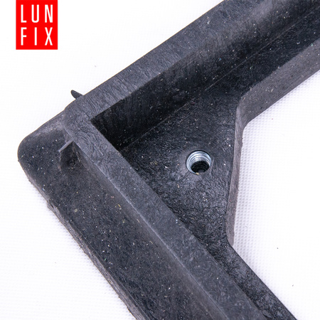 Poklop šachty, víko 50x50 cm, černý