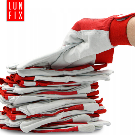 Pracovní rukavice s protiskluzovou manžetou, kůže vel. 10-XL 1 pár