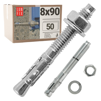 Kotva do betonu M8 90mm rozpěrná 50ks.