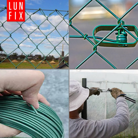 Napínací drát zelený pozinkovaný povlečený PVC 3,6 mm 450 m