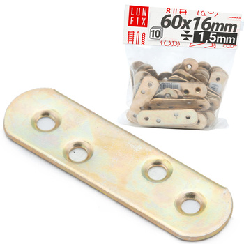 Nábytková spojka 60x16x1,5 LR2 10ks.