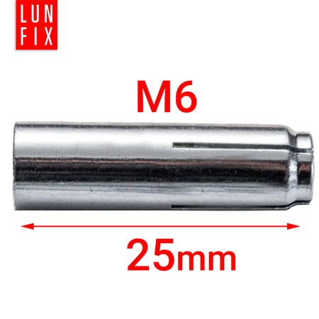 Klínová kotva ocelová M6 1ks.