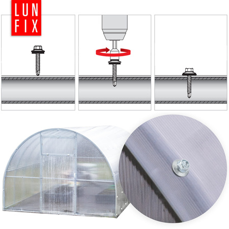 Samořezný vrut do plechu 4,8x35 pozinkovaný 25ks.
