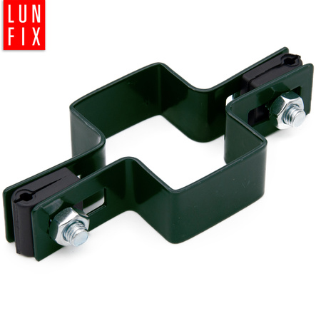 Příchytka plotového panelu průběžná 40x60mm zelená