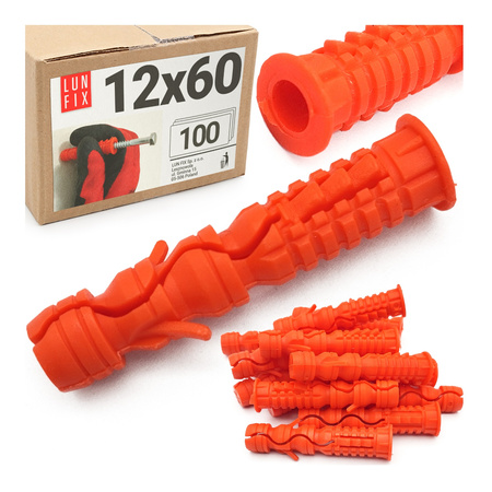 Hmoždinka univerzální 12x60mm 100ks.