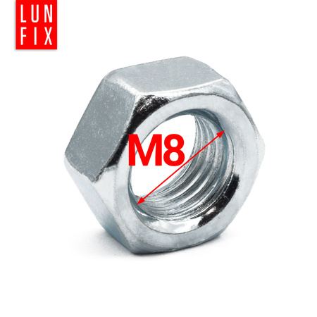 Šestihranná matice M8 DIN 934 třída 8 pozinkovaná 5kg