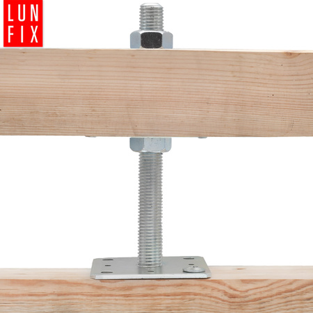 Šroubovací kotevní patka s závitem 110x110x250