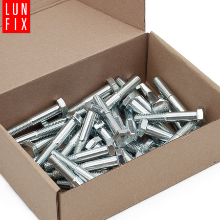 Metrický šroub M16x60 částečný závit DIN 931 třída 8.8 pozink. 1kg