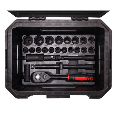 Sada nářadí stolek lopata klíče skříňka na nářadí