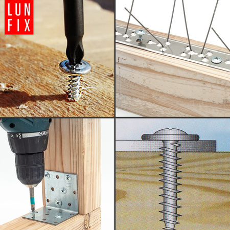 Vrut s talířovou hlavou 4,2x41 na kov 500ks.