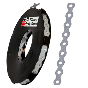 Zavětrovací pás 12x0,7 upevňovací páska role 10m