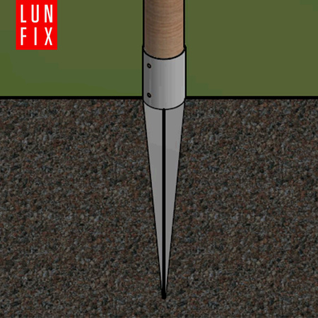 Kotevní pátka kulatá nátlukací 100mm 1ks.