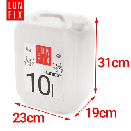 Nádrž na vodu HDPE o objemu 10 l kanystr