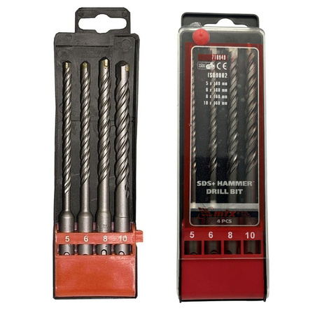 Sada vrtáků do betonu 4ks 5-6-8-10mm SDS
