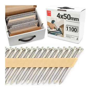 Hřebíky do hřebíkovačky 50mm 4x50 2'' ANCHOR na papíře pozinkované 1100ks.