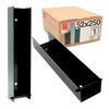 Koncový držák podhrabové desky 55x250 černý