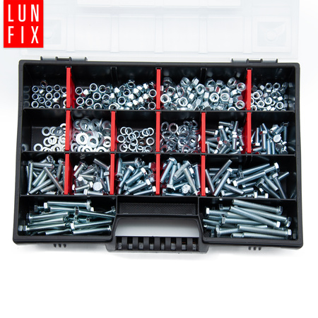 Sada šroubů, matic a podložek M5-M6 540ks. pozink