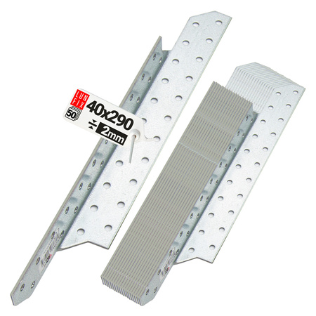 Spojka krokev/vaznice LK7 290x40 mm LEVÁ 50ks.