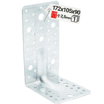 Úhelník s prolisem KP6 172x105x90x2,5 1ks.