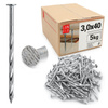 Šroubové hřebíky 3x40 mm 1,5" pozinkované 5 kg
