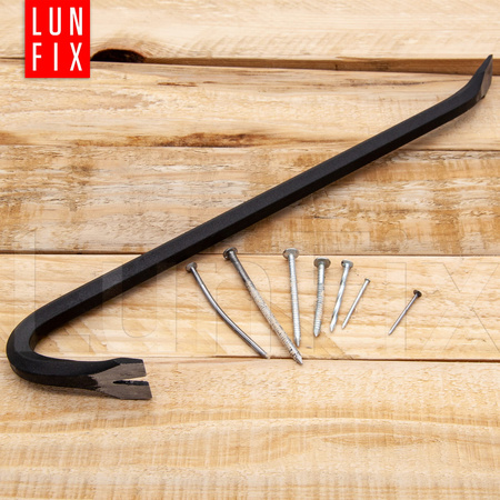 Páčidlo na vytahování hřebíků 300mm ocelové