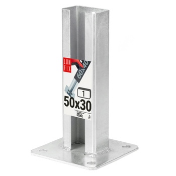 Patka na plotový sloupek 60x40 mm