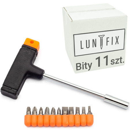 Šroubovák typ T sada bitů 11 kusů