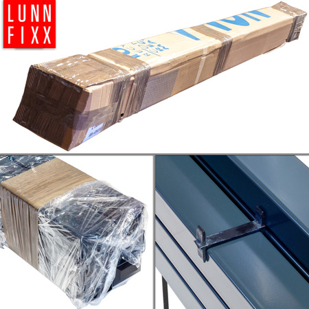 Plotový sloupek 60x40x2000 tloušťka 1,3 mm, grafitový