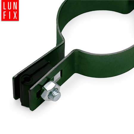 Příchytka plotového panelu průběžná fi48mm zelená