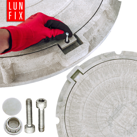 Poklop šachty,víko, DN 600 mm, 60 cm, šedý A15 1,5 t