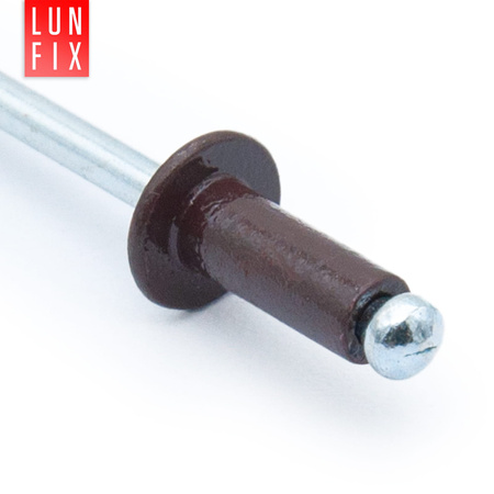 Nýt trhací 4x10mm hnědý RAL8017 100ks