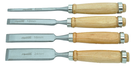 Sada dlát na dřevo (6-12-18-24mm) 4 dláta