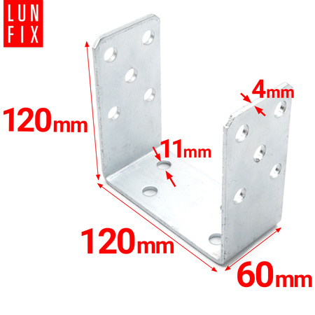 Patka k našroubovaní typ U 120 mm