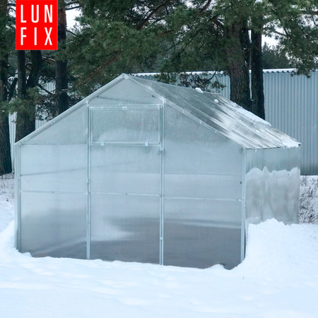 Polykarbonátový skleník 2,8x4m, profil 20x40mm, 4mm