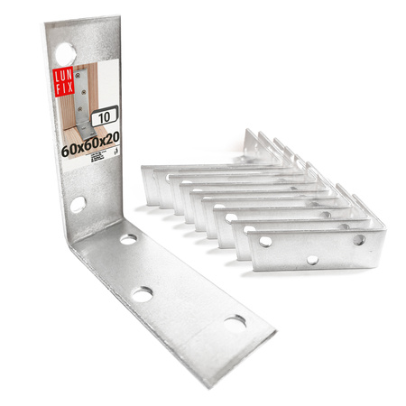 Úhelník úzký 60x60x20x2,0 KW5 10ks.