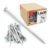 Stavební hřebíky 1,6x30 mm pozinkované 1kg