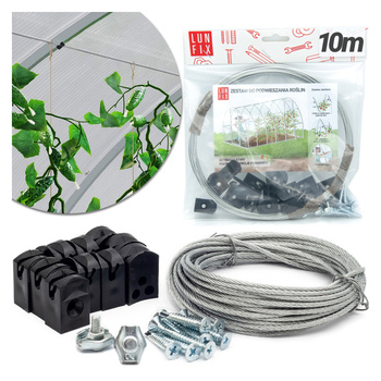 Sada na podepření rostlin pro skleníky LUN FIX o délce 10m