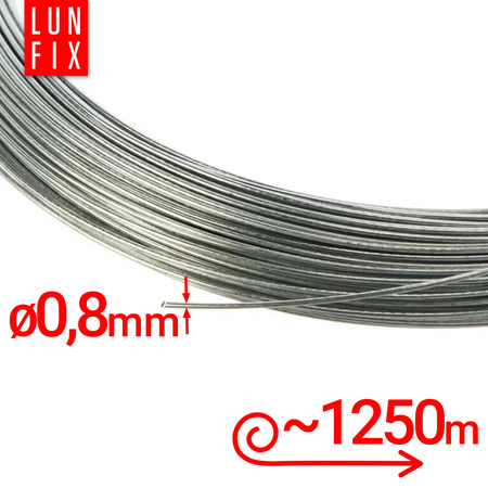 Vázací drát pozinkovaný měkký 0,8 mm 5 kg