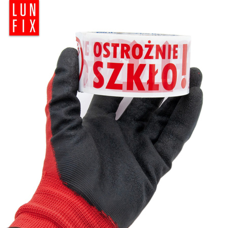 Taśma pakowa "ostrożnie szkło" 48mm/50mb