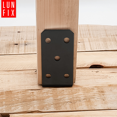 Patka k našroubovaní černý typ U 70 mm