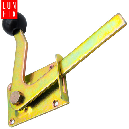 Západka pro zahradní branku, žlutě pozinkovaná 80 mm