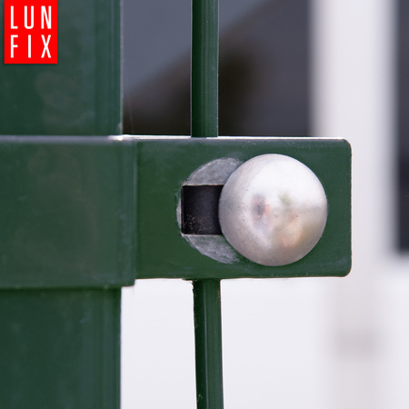 Příchytka plotového panelu průběžná 40x60mm zelená