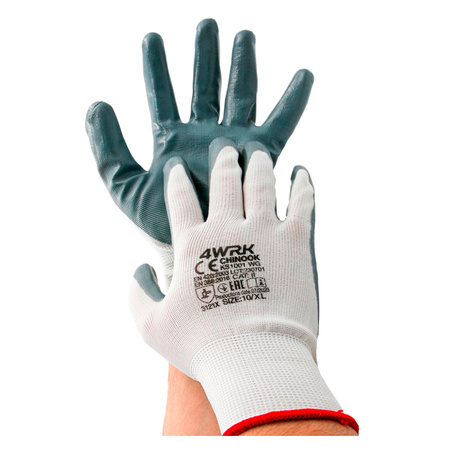 Pracovní rukavice nitrilové 9 L 1 pár