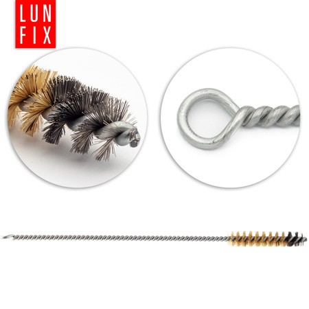 Kovový kartáč na čištění otvorů fi 8-12